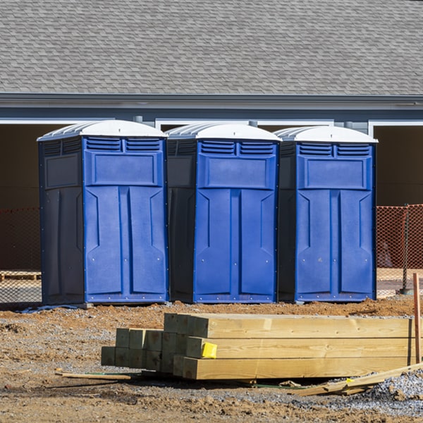 are there any restrictions on where i can place the porta potties during my rental period in Caroga Lake NY